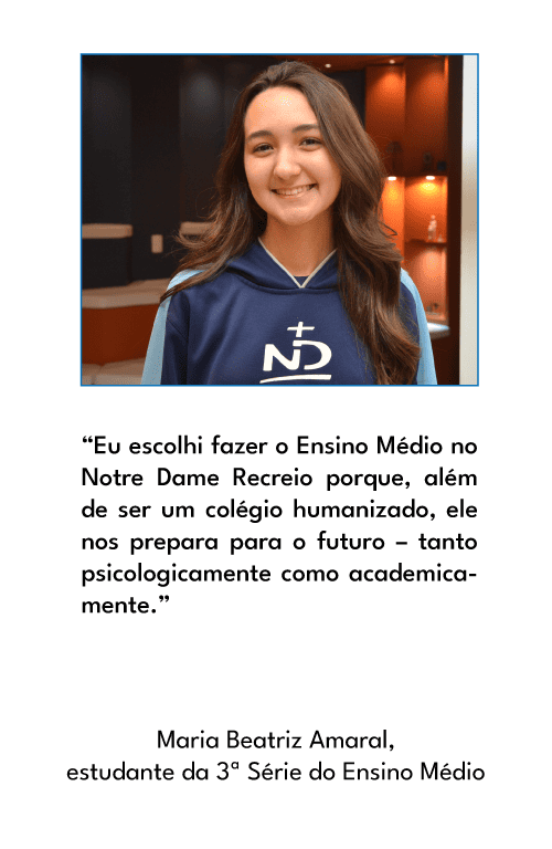 Estudantes da Rede Notre Dame